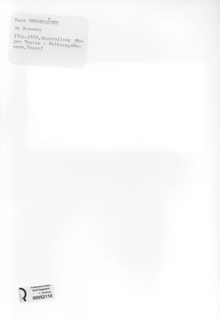 Anonimo , Werdeh&auml;usen, Hans , retro