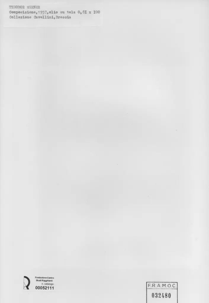 Anonimo , Werner, Theodor - sec. XX , retro