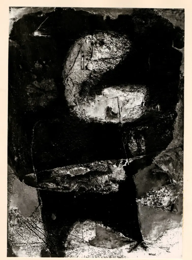 Giacomelli , Wessel, Wilhelm - sec. XX - Nero nell'azzurro , fronte