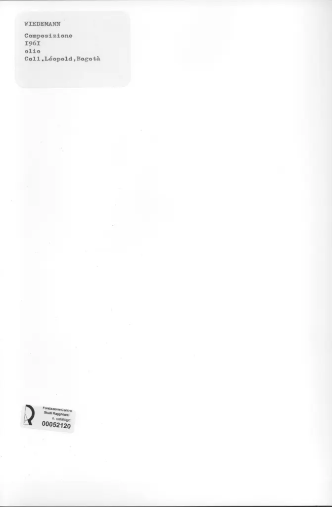 Anonimo , Wiedemann, Guillermo - sec. XX , retro