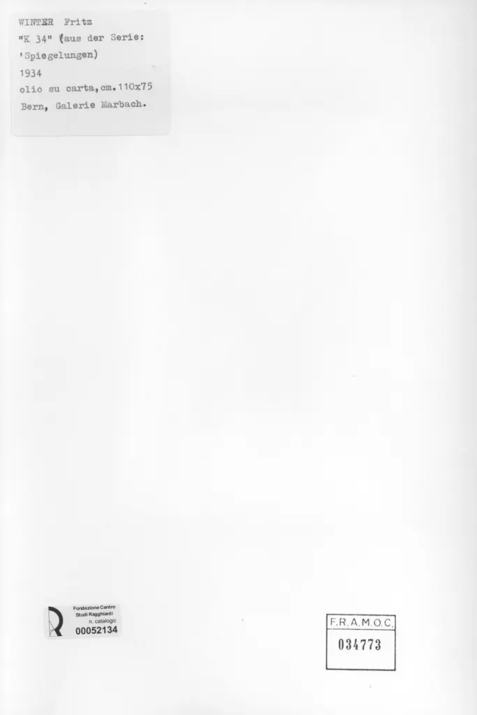 Anonimo , Winter, Fritz - sec. XX , retro