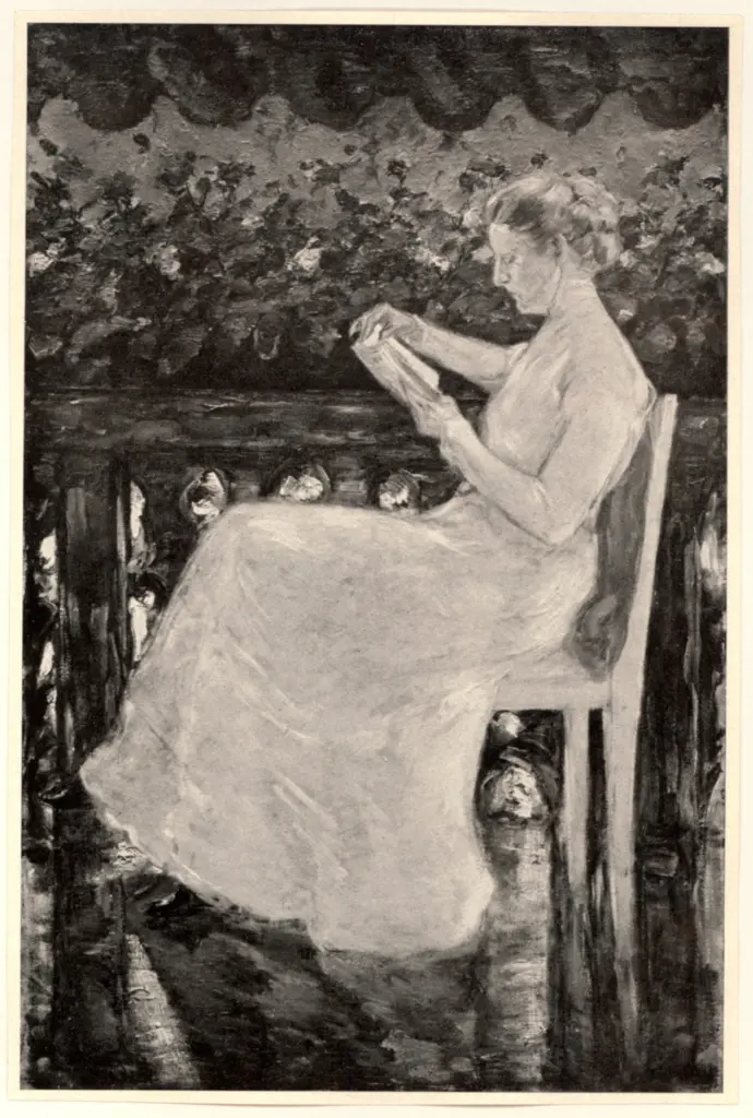 Anonimo , Winternitz, Richard - sec. XX - Dame in Weiss , fronte