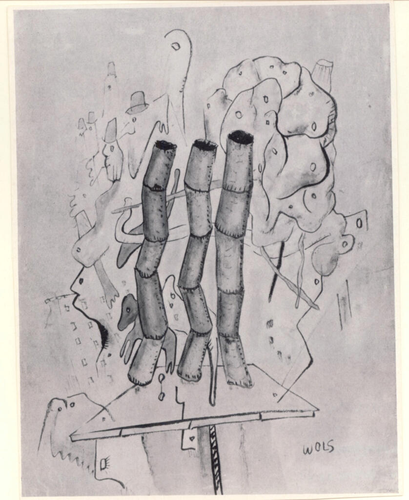 Anonimo , Schulze Wols, Alfred Wolfgang Otto - sec. XX - Construction Surrealiste , fronte