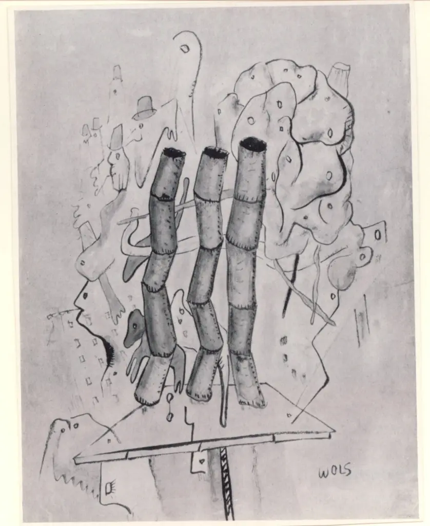 Anonimo , Schulze Wols, Alfred Wolfgang Otto - sec. XX - Construction Surrealiste , fronte