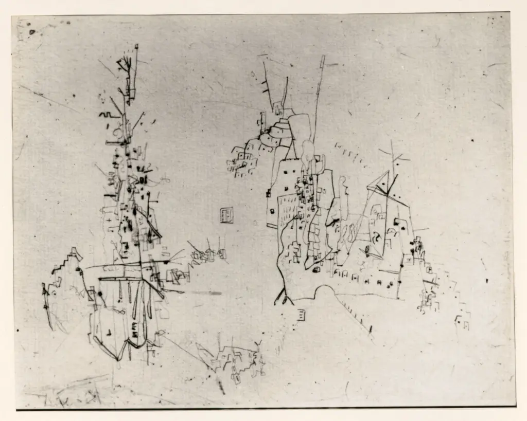 Fotografia Ferruzzi , Schulze Wols, Alfred Wolfgang Otto - sec. XX - Puntasecca , fronte