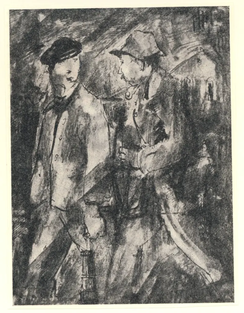 Anonimo , Zolnhofer, Fritz - sec. XX - Bergleute , fronte