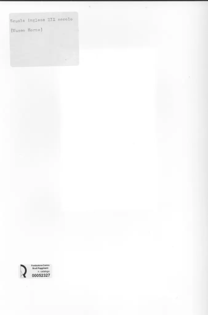 Anonimo , Anonimo inglese sec. XIX , retro