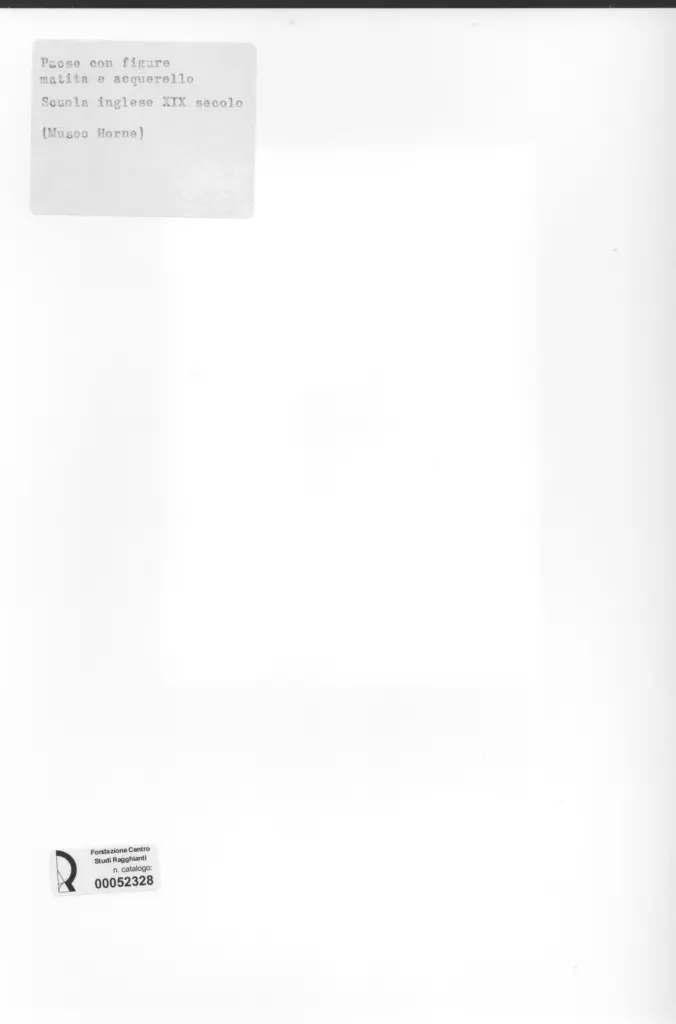 Anonimo , Anonimo inglese sec. XIX , retro