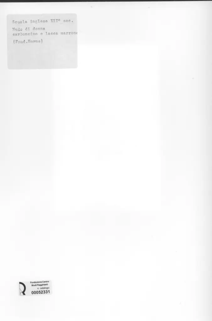 Anonimo , Anonimo inglese sec. XIX , retro