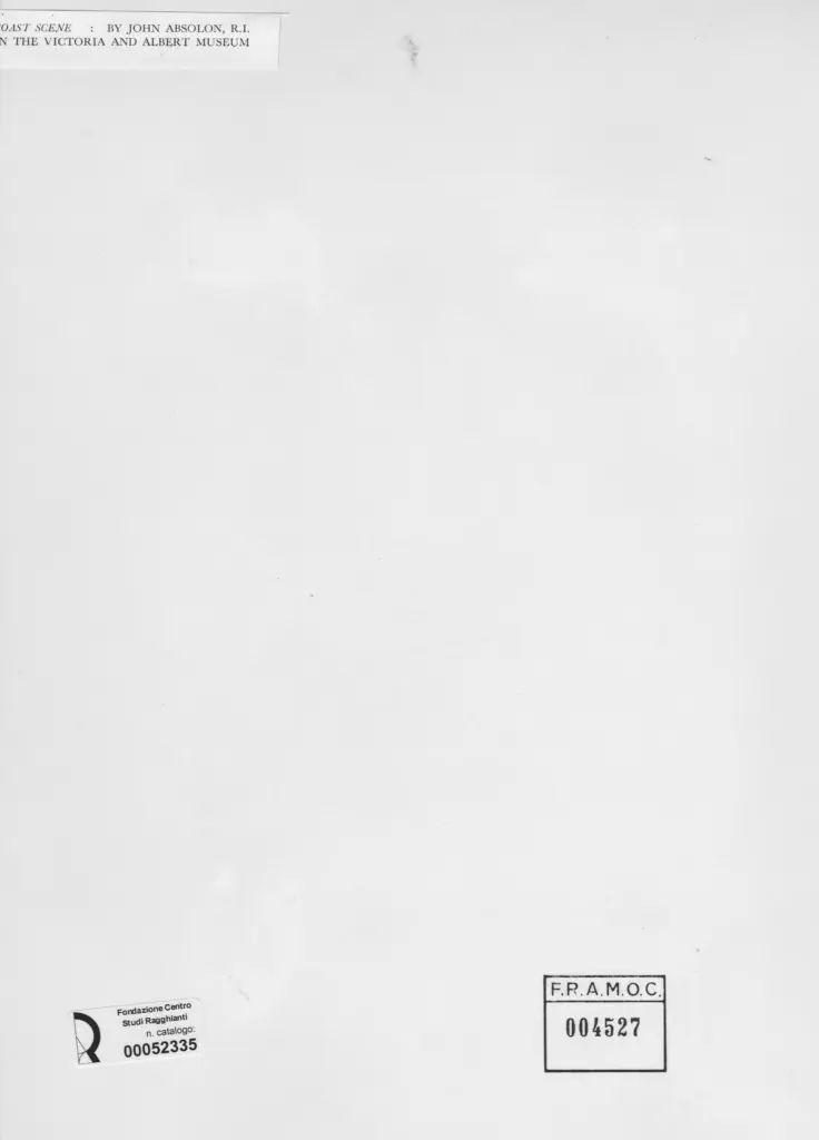 Anonimo , Absolon, John - sec. XIX - Coast Scene , retro