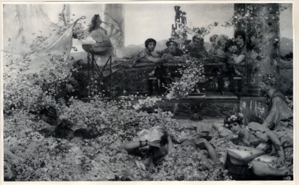 Alma -Tadema, Lawrence , The Roses of Heliogabolus