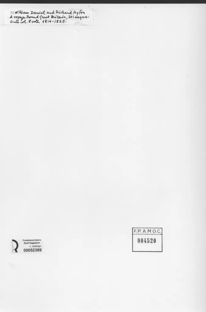 Anonimo , Ayton, William Daniel e Richard - sec. XIX - A voyage Round Great Britain , retro