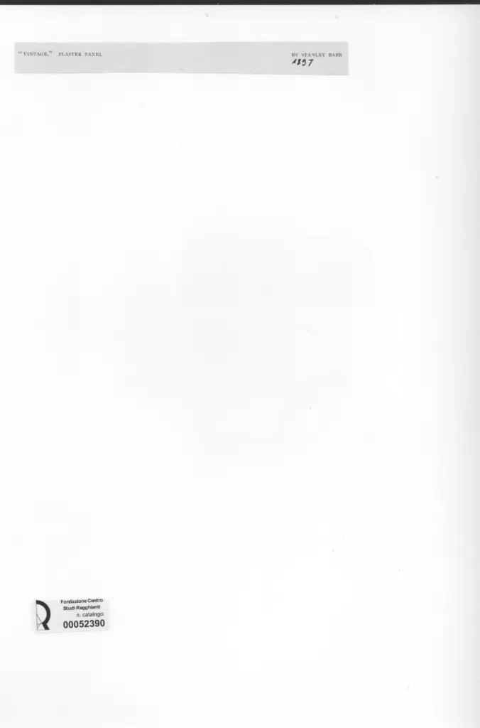 Anonimo , Babb, Stanley - sec. XIX - Vintage , retro