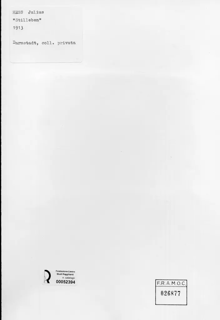 Anonimo , Hess, Julius - sec. XX , retro