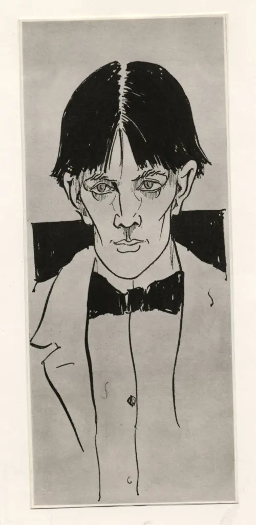 Beardsley, Aubrey , - ritratto di uomo