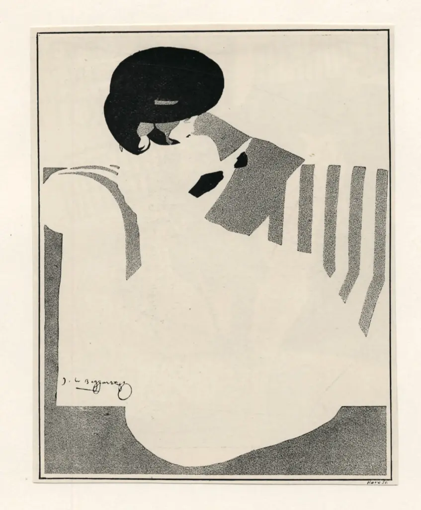 Beggarstaff, J. ; Beggarstaff, W. , - donna su un divano che legge, - donna su un divano che legge