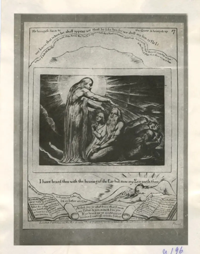 Anonimo , Blake, William - sec. XIX - Il libro di Giobbe
