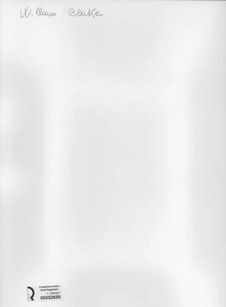 Anonimo , Blake, William - sec. XVIII/ XIX - Giobbe , retro