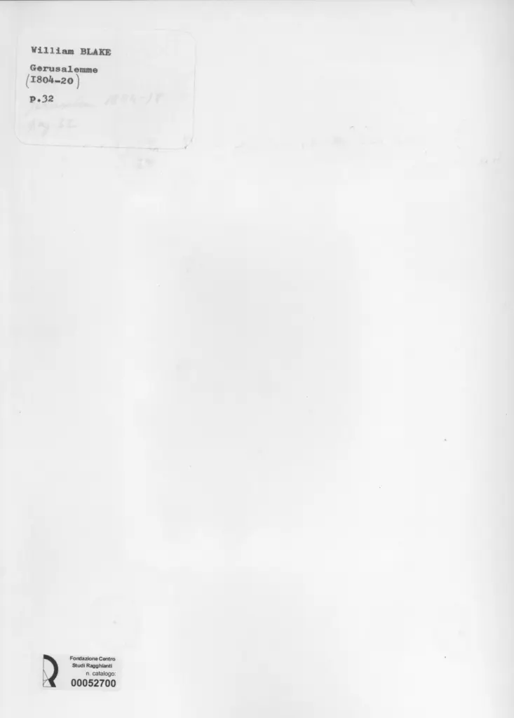 Anonimo , Blake, William - sec. XIX , retro
