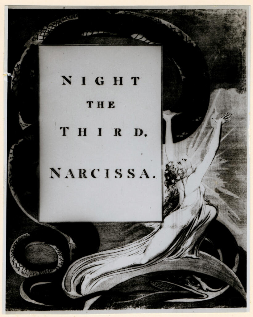 Blake, William , Night the Third. Narcissa -