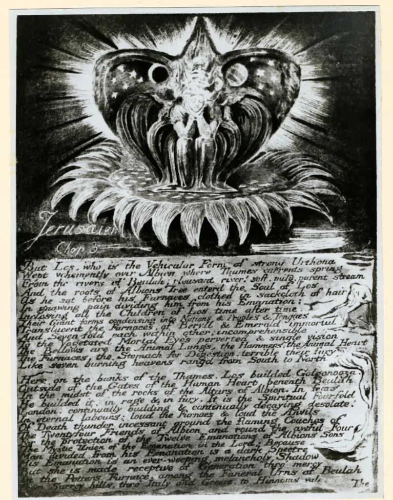 Blake, William , Jeruscalem Chap 3