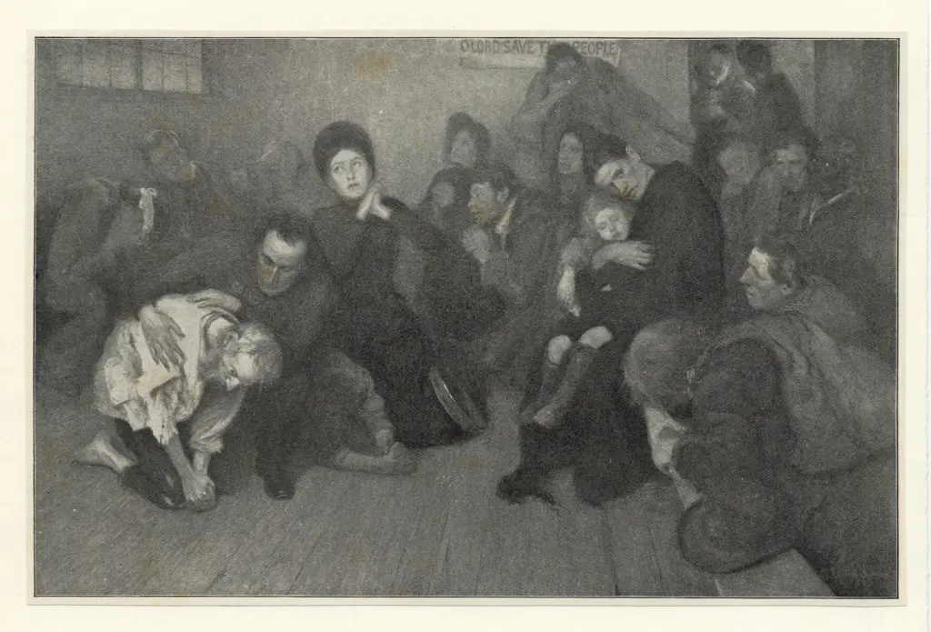 Anonimo , Borough Johnson, E. - sec. XIX - Un riparo militare , fronte