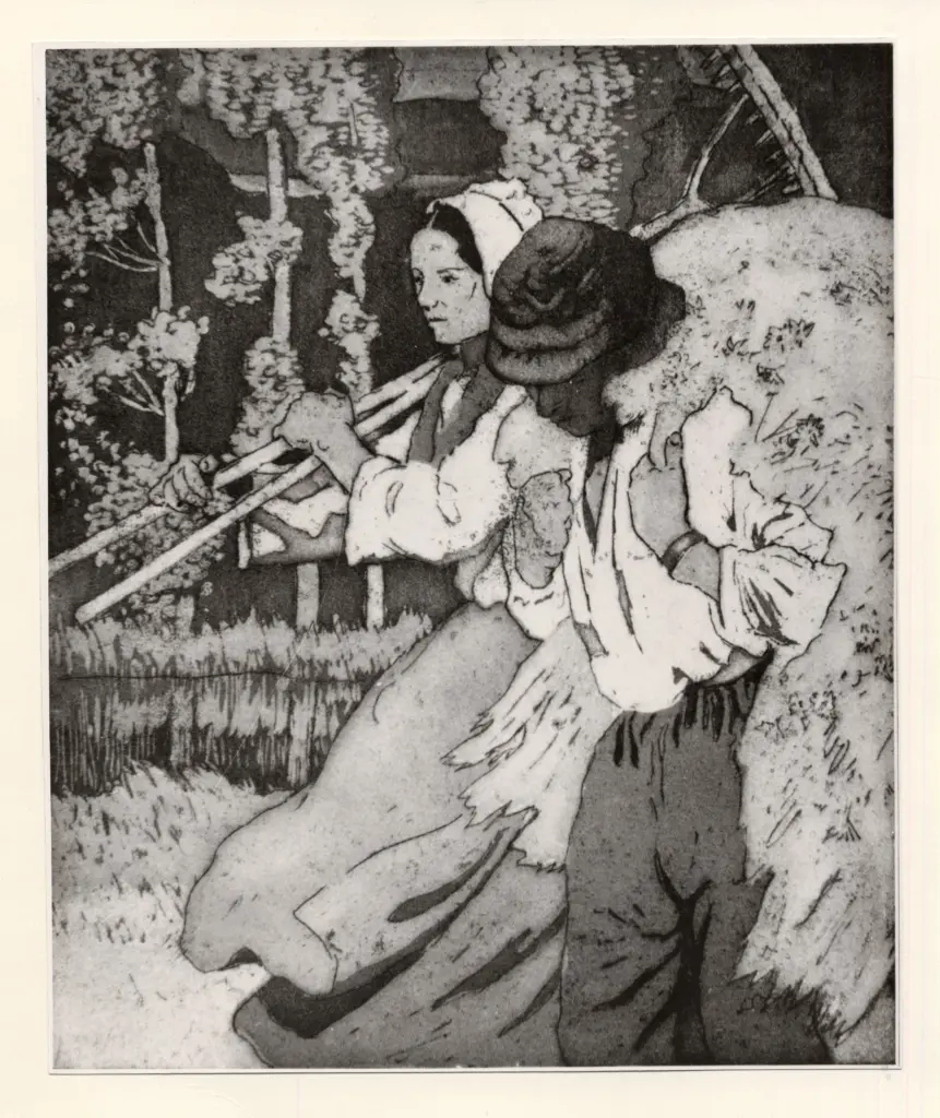 Anonimo , Browne T. , Austen - sec. XIX - Contadini , fronte