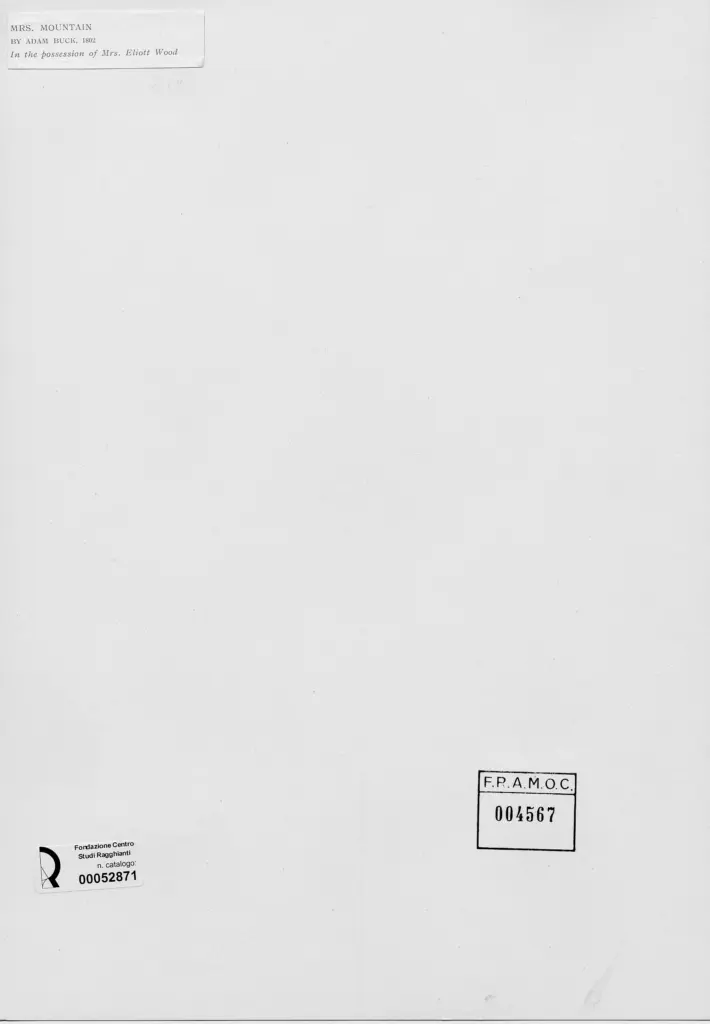 Anonimo , Buck, Adam - sec. XIX - Mrs. Mountain , retro