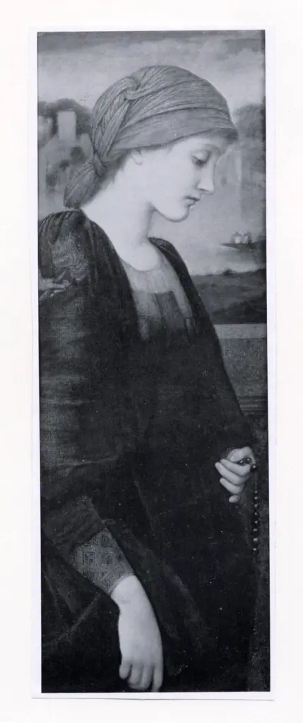 Anonimo , Burne-Jones, Edward C. - sec. XIX - Fiamma Vestalis , fronte