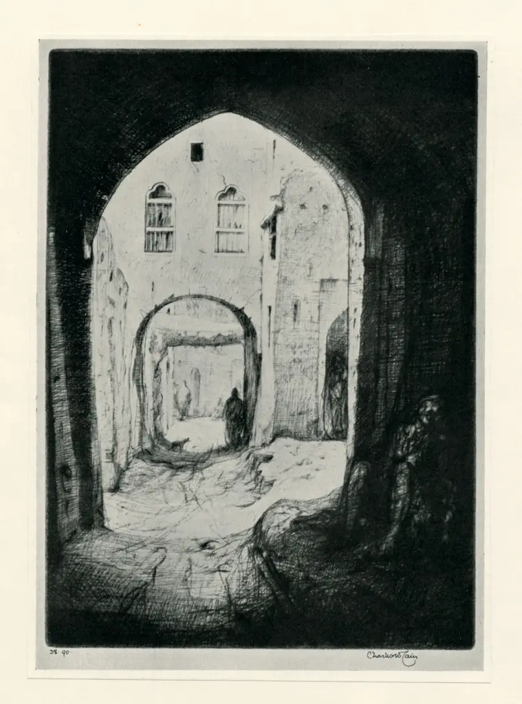 Anonimo , Cain, Charles W. - sec. XX - Il mendicante , fronte