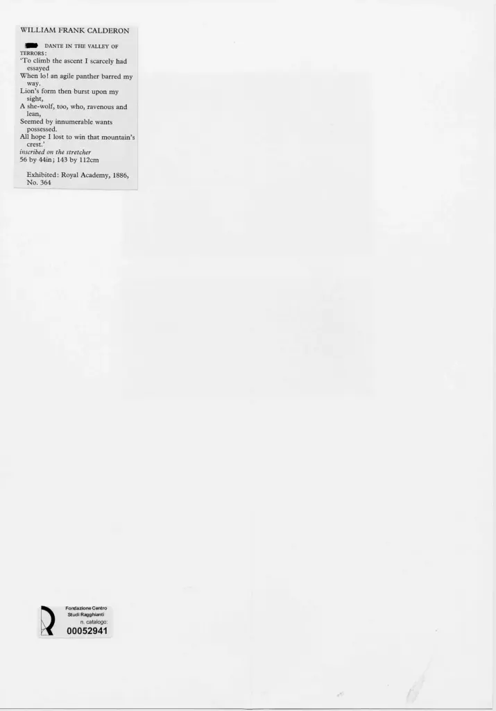 Calderon, William Frank , retro