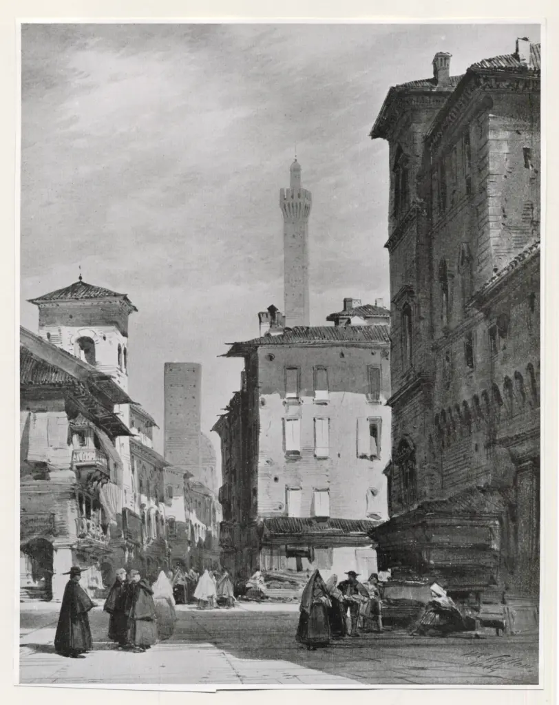 Callow, William , Le torri di Bologna