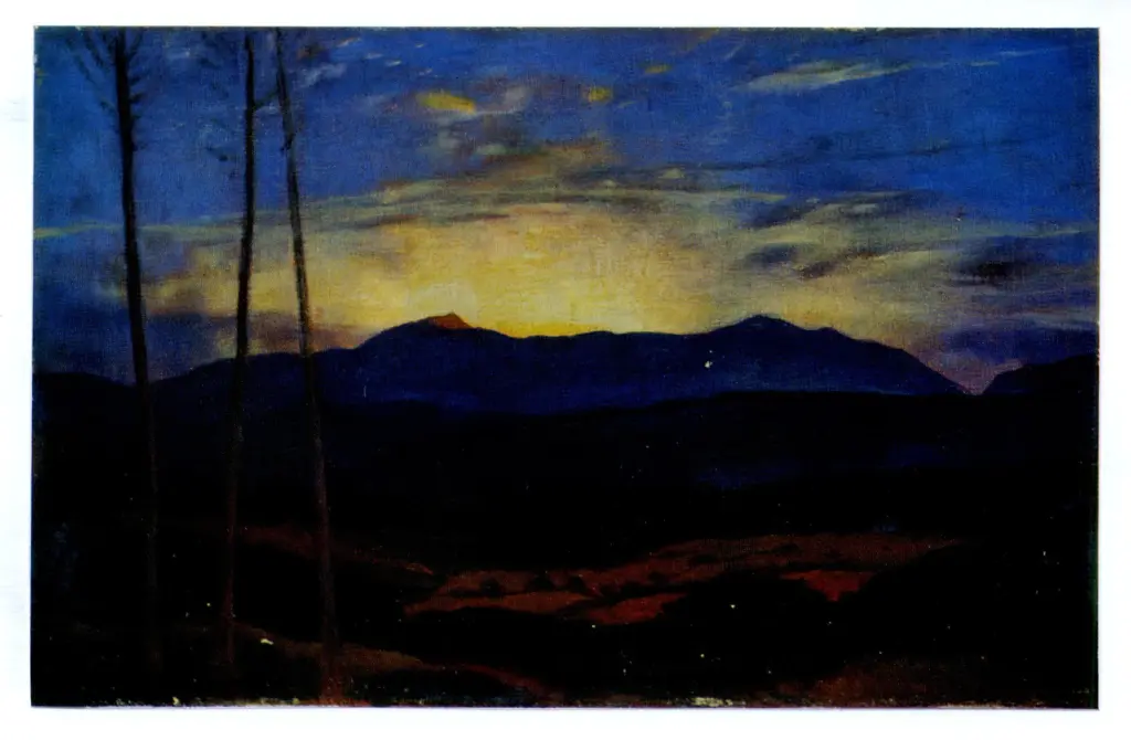 Cameron, David Young , Tramonto a Ben Nuis, Arran