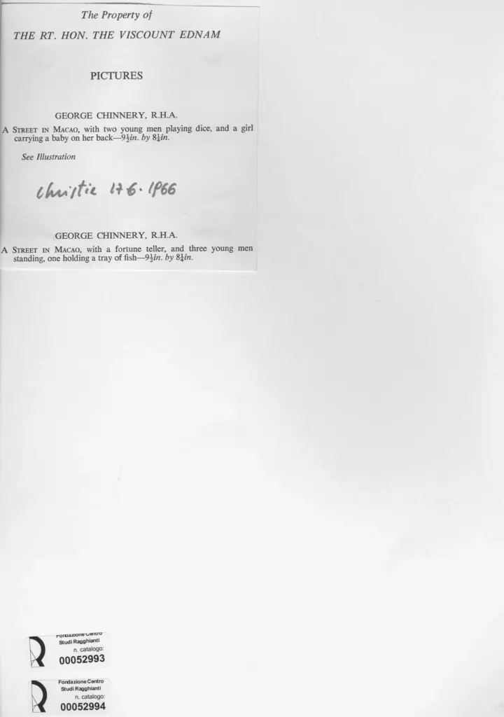 Anonimo , Chinnery, George , retro