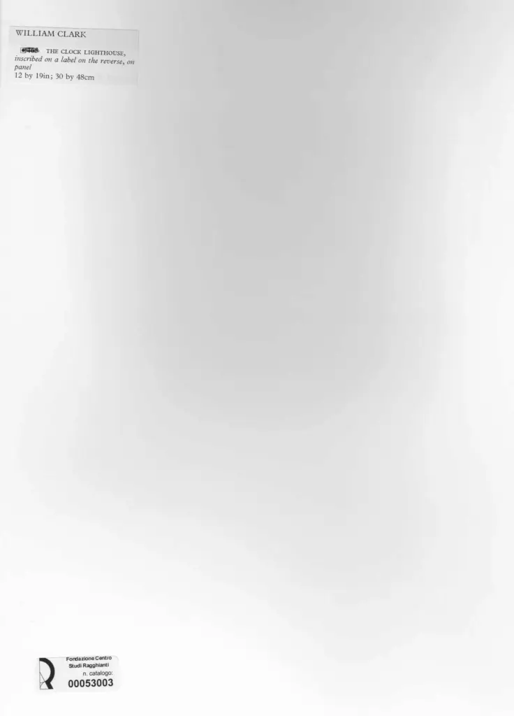 Anonimo , Clark, William - sec. XVIII/ XIX - The clock lighthouse , retro