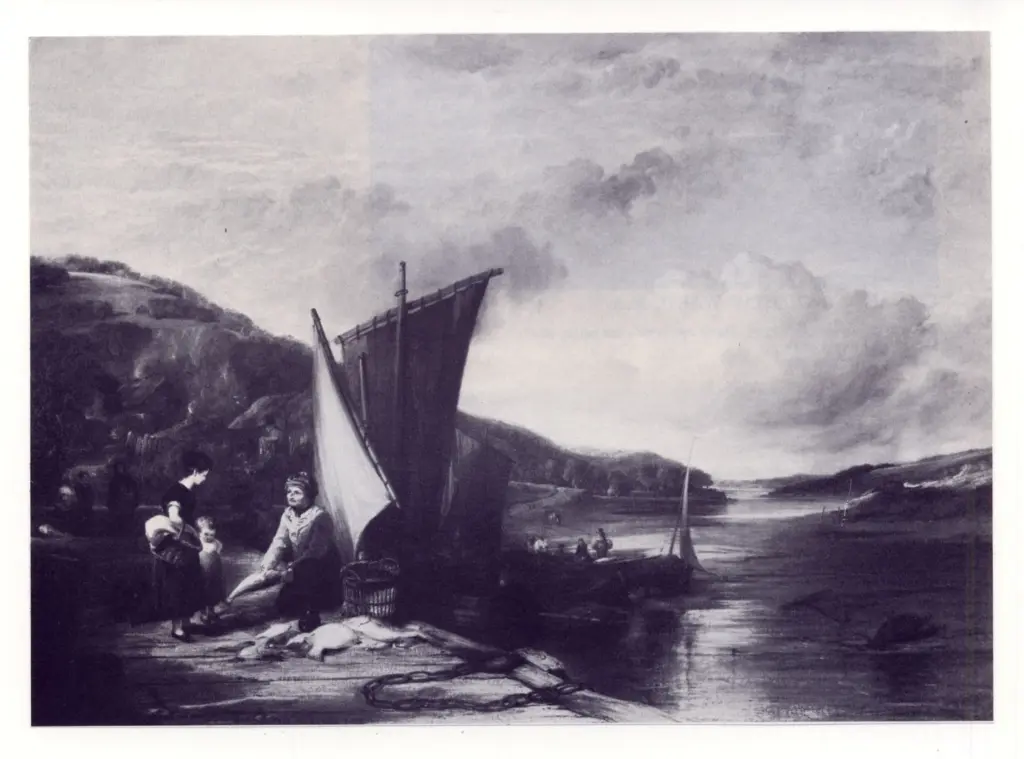 Collins, William , Vendita di pesce sul fiume Dart