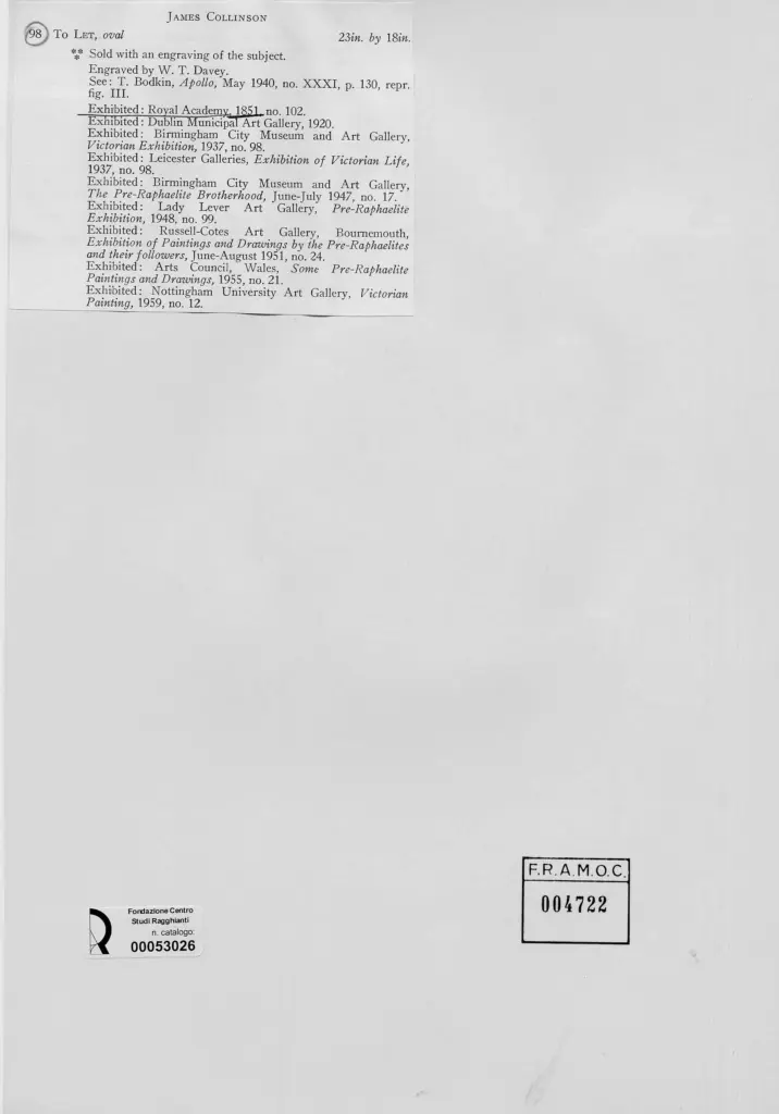 Anonimo , Collinson, James , retro