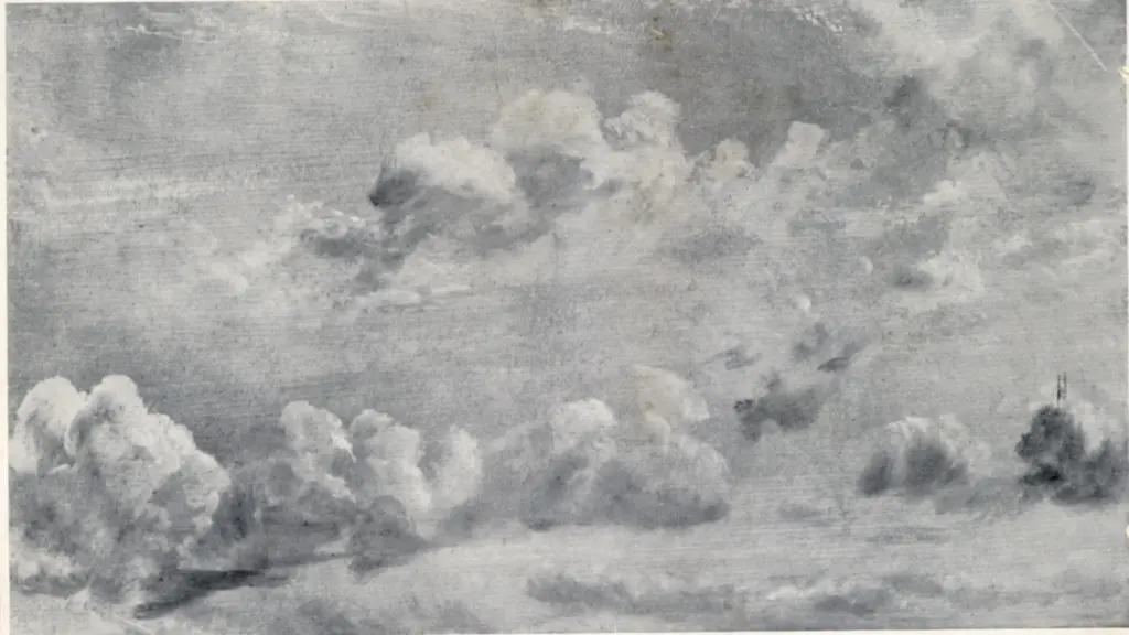 Anonimo , Constable, John - sec. XIX - A Cloud Study