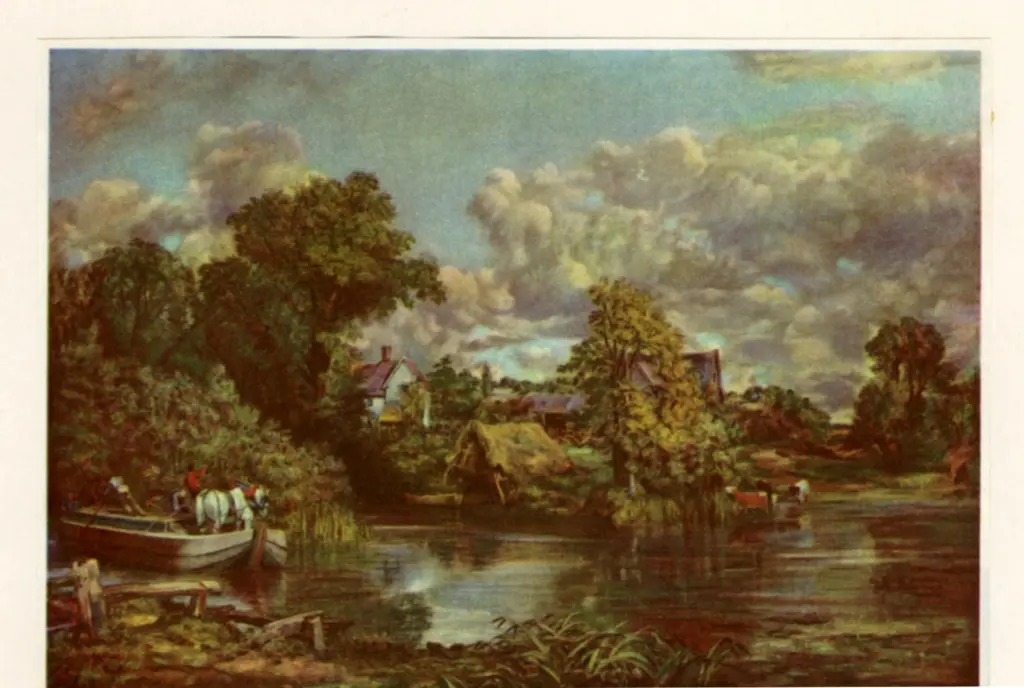 Anonimo , Constable, John - sec. XIX - The White Horse , fronte