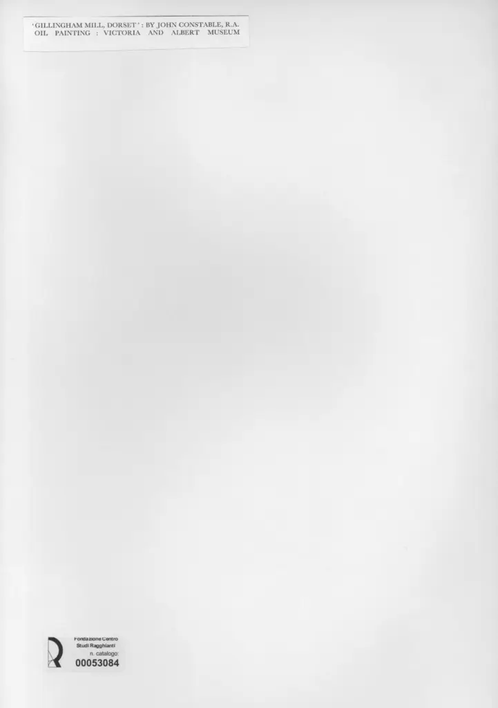 Anonimo , Constable, John - sec. XIX - Gillingham Mill, Dorset , retro