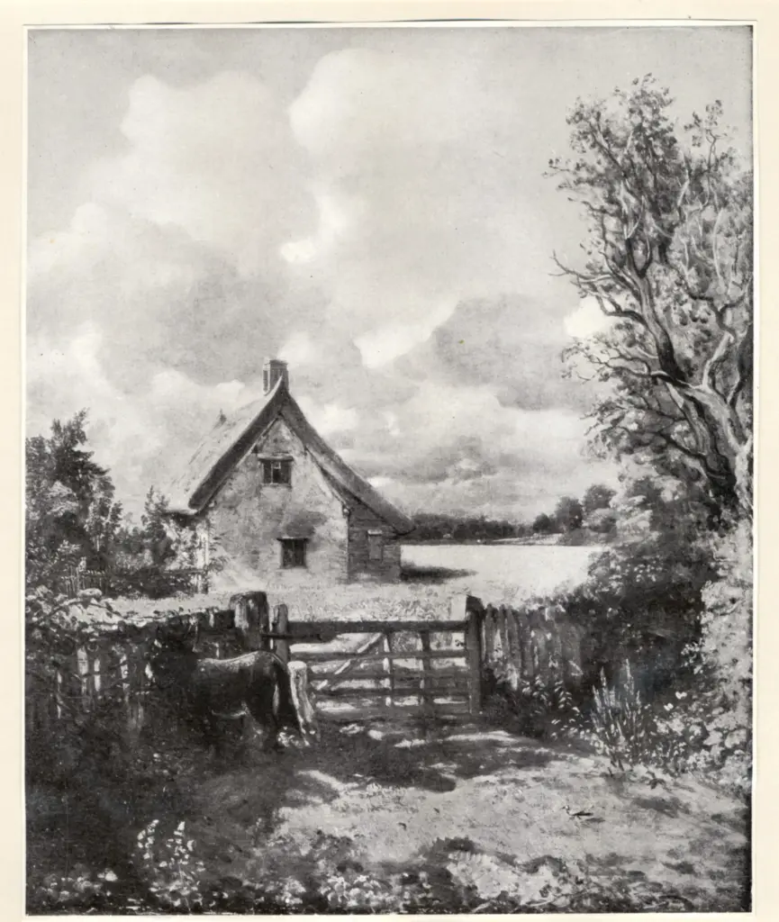 Constable, John , Cottage in a Cornfield