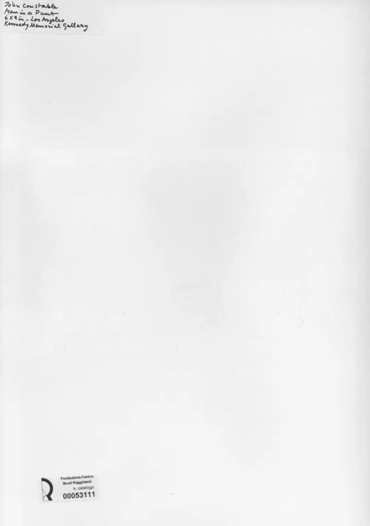 Anonimo , Constable, John - sec. XIX - Man in a Pond , retro