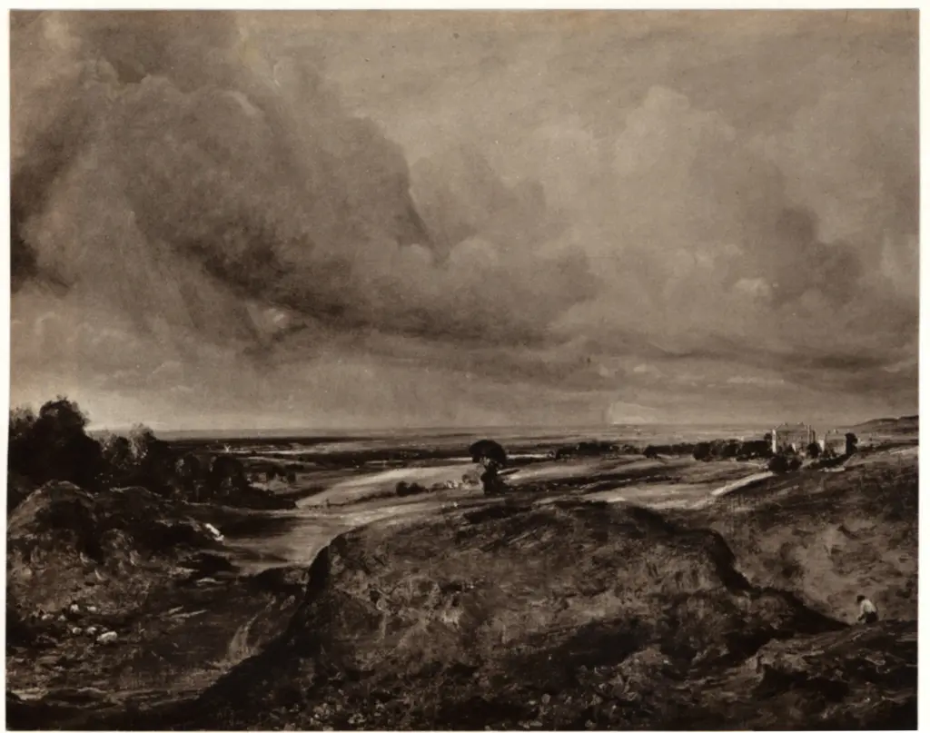 Anonimo , Constable, John - sec. XIX - Hampstead Heath , fronte