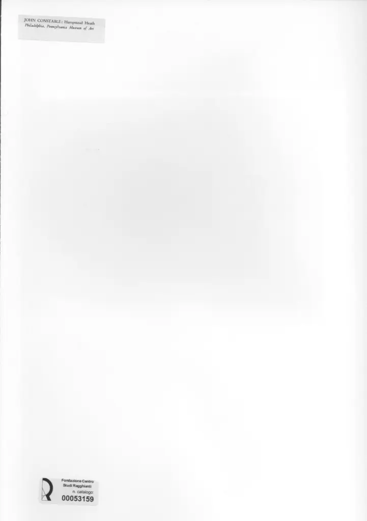 Anonimo , Constable, John - sec. XIX - Hampstead Heath , retro