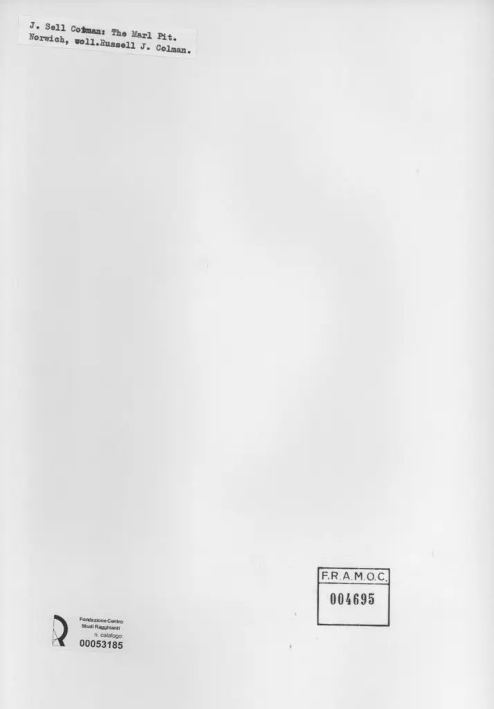 Anonimo , Cotman, John Sell - sec. XIX - The Marl Pit. , retro