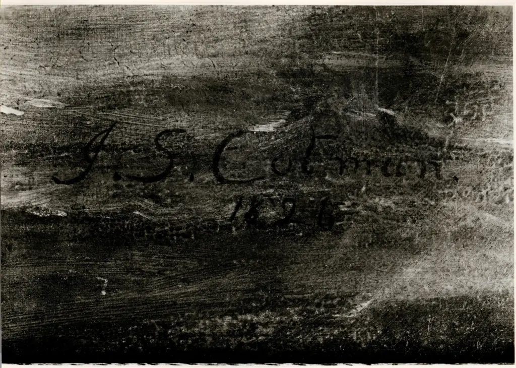 Anonimo , Cotman, John Sell - sec. XIX - Dipinto , fronte