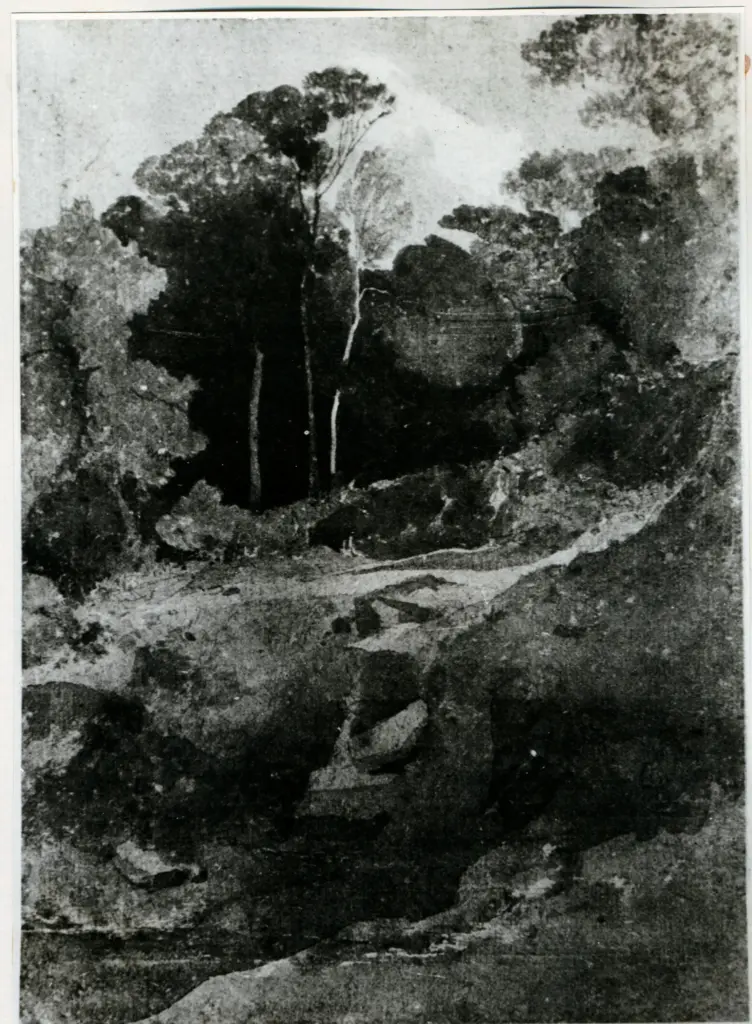 Cotman, John Sell , Dans le Parc de Duncombe