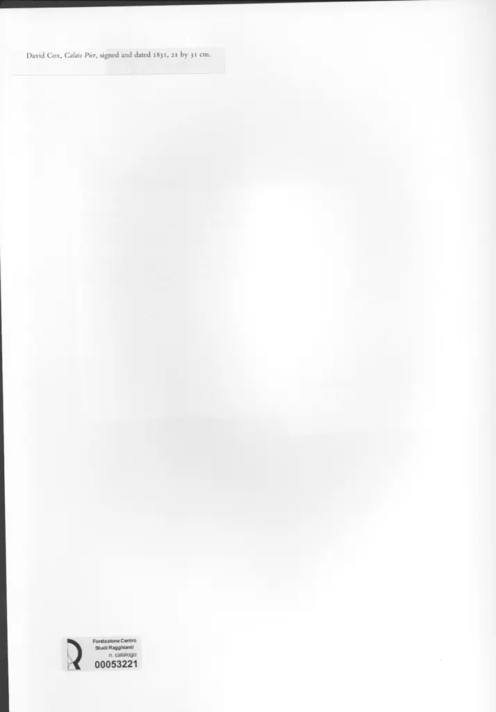 Anonimo , Cox, David - sec. XIX - Calais Pier , retro