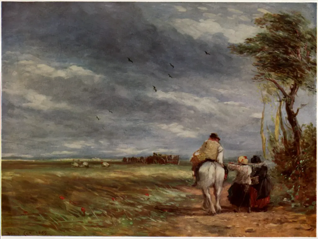 Anonimo , Cox, David - sec. XIX - Going to the Hayfield , fronte