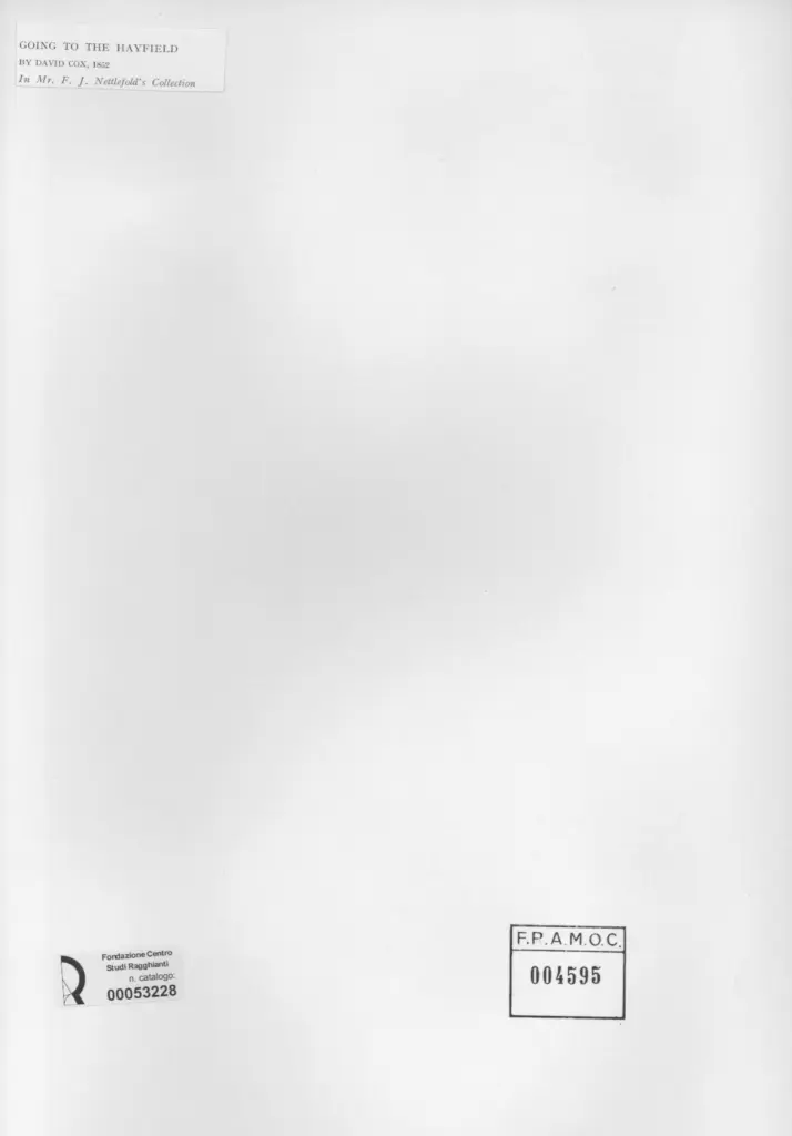 Anonimo , Cox, David - sec. XIX - Going to the Hayfield , retro